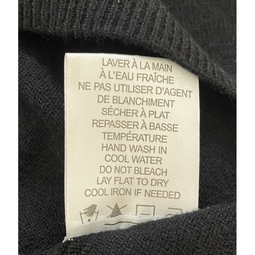 Hilary Radley Women's Sweater Size Large Black Open Back Soft Cozy 3/4 Sleeve - Picture 9 of 9